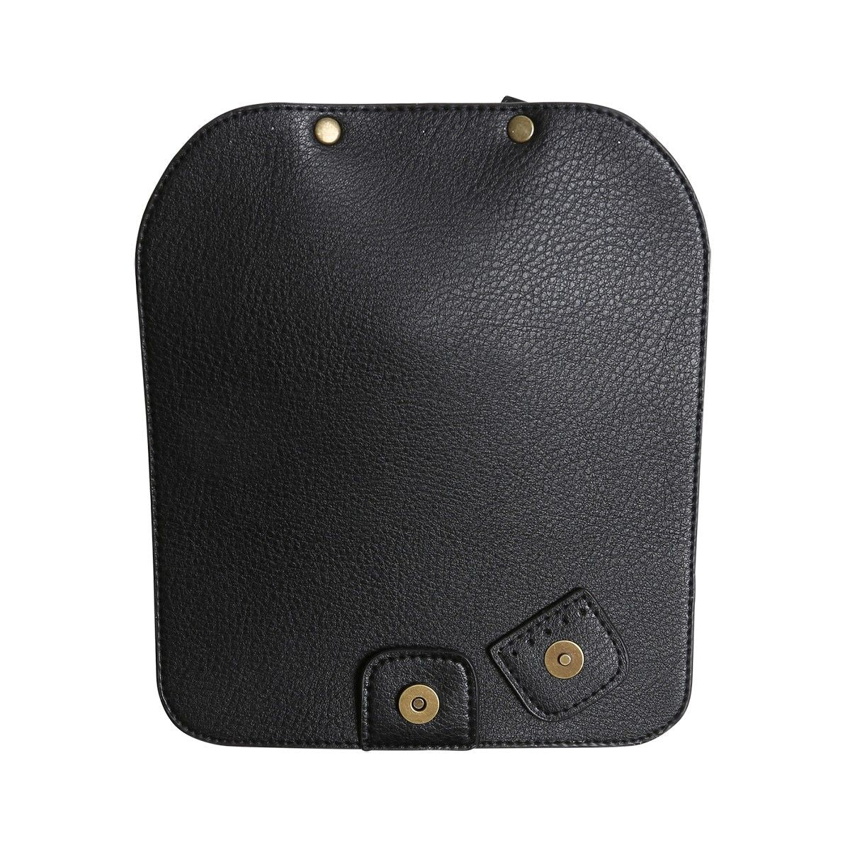 Taschenklappe mit Magnetknopf - Schwarz/Bronze - Image 4