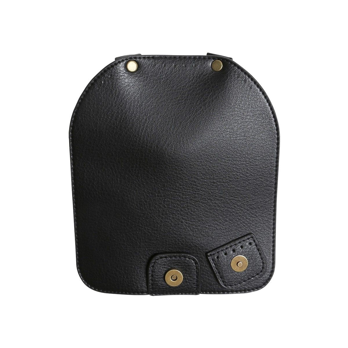 Taschenklappe mit Magnetknopf - Schwarz/Bronze - Image 5