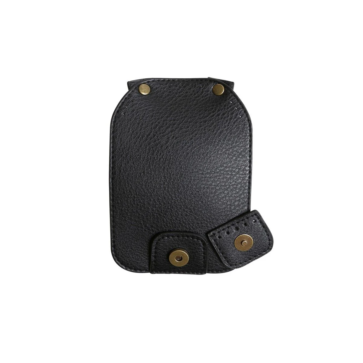 Taschenklappe mit Magnetknopf - Schwarz/Bronze - Image 6