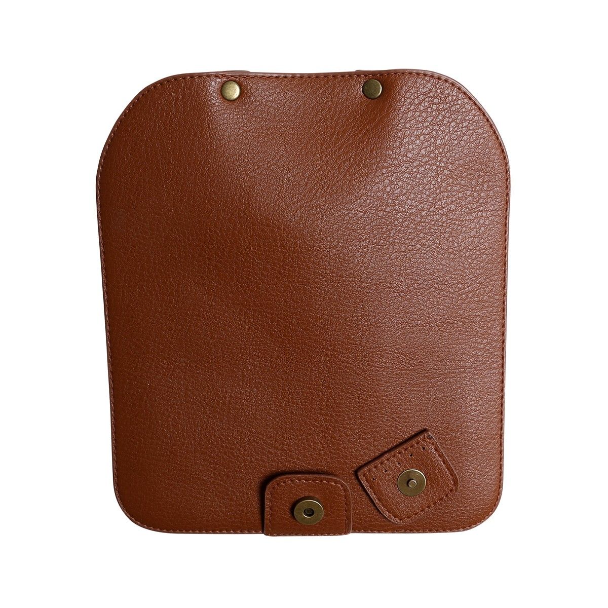 Taschenklappe mit Magnetknopf - Braun/Bronze - Image 6