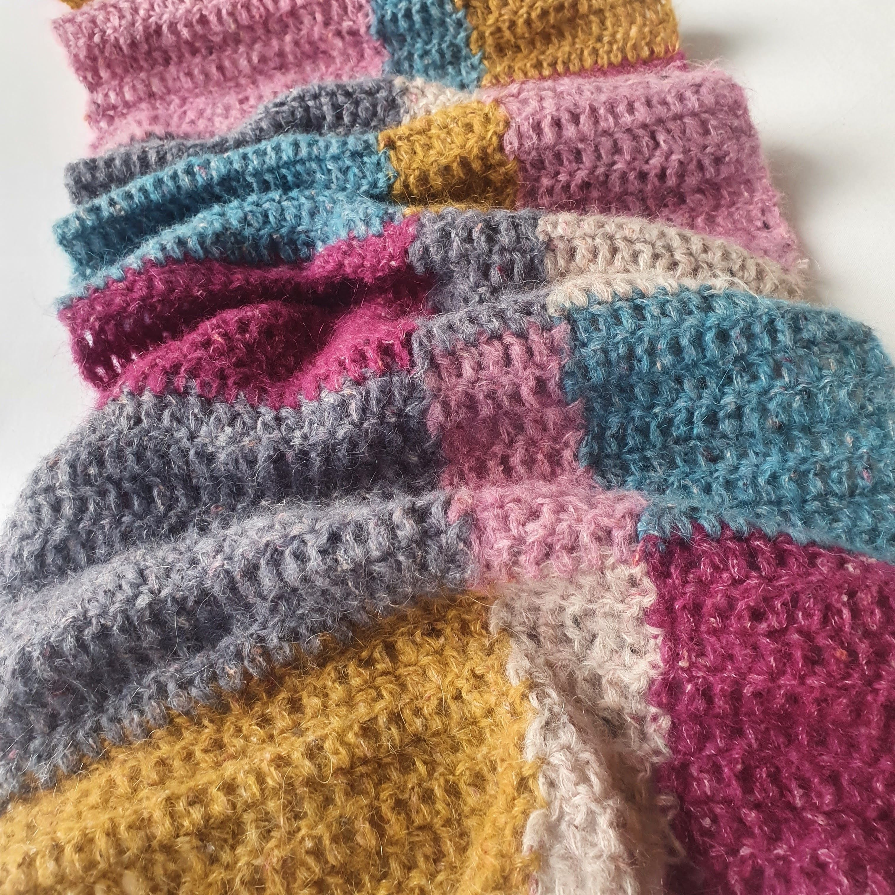Colour Blocked Scarf - Schal - Image 2