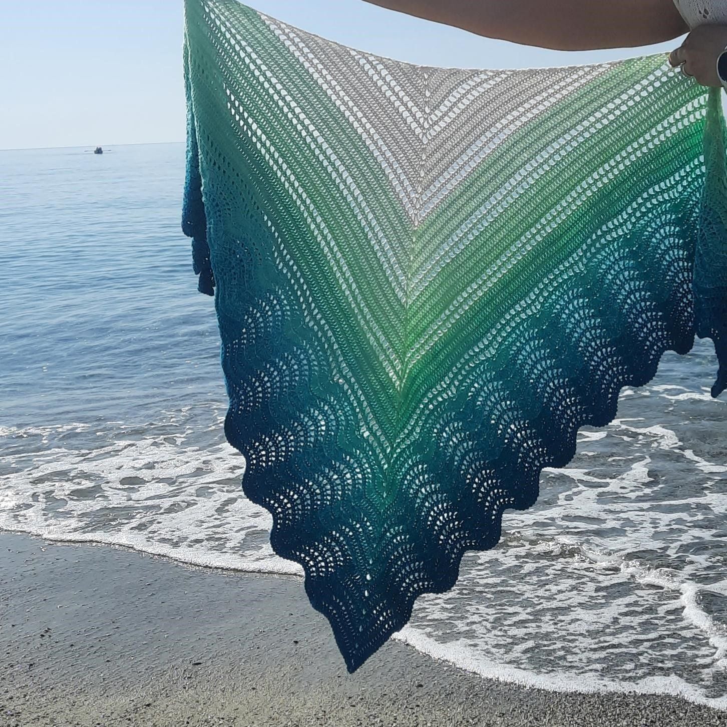 Waves - Dreieckstuch