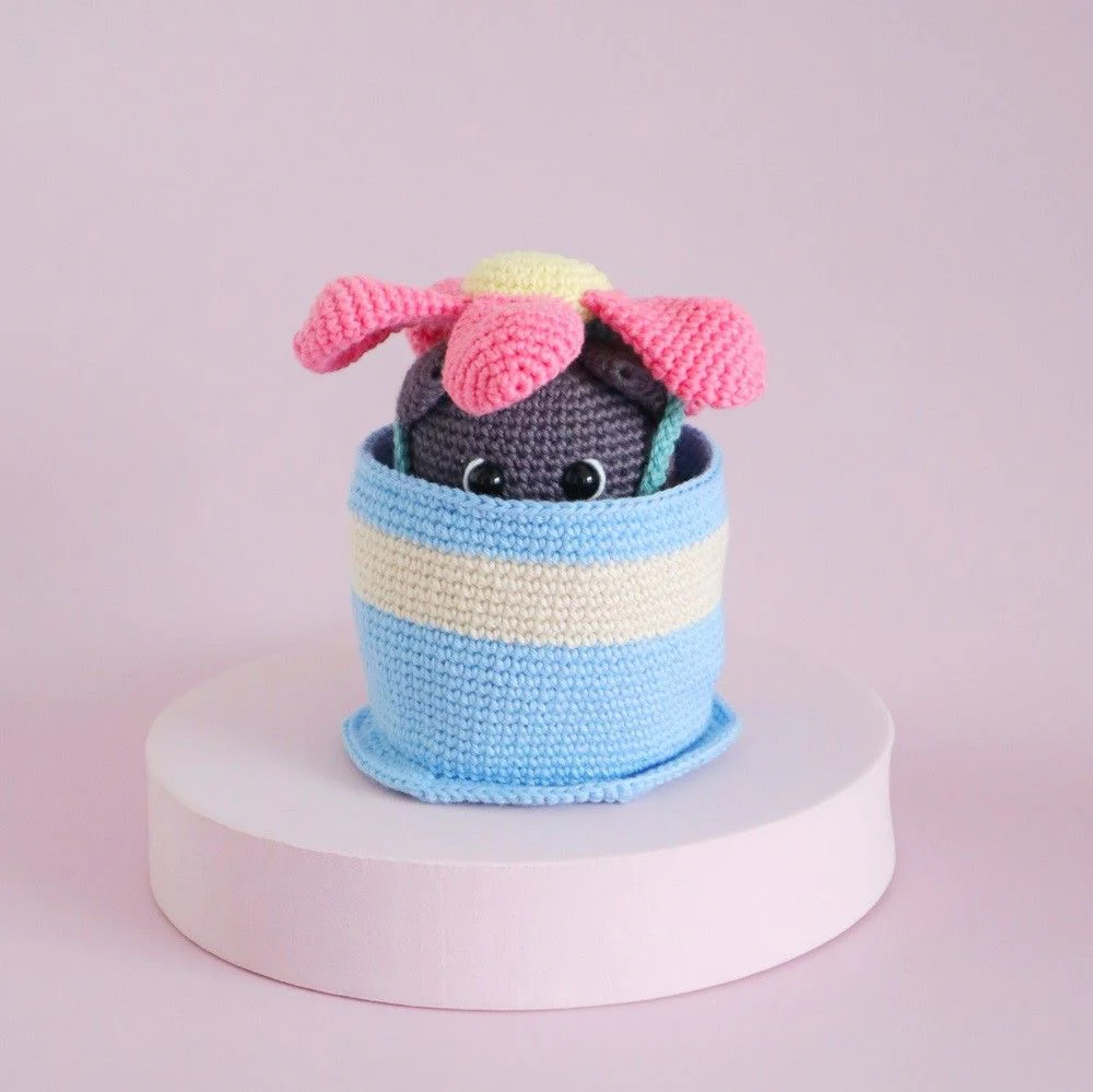 Topf Pet Kitty - Amigurumi