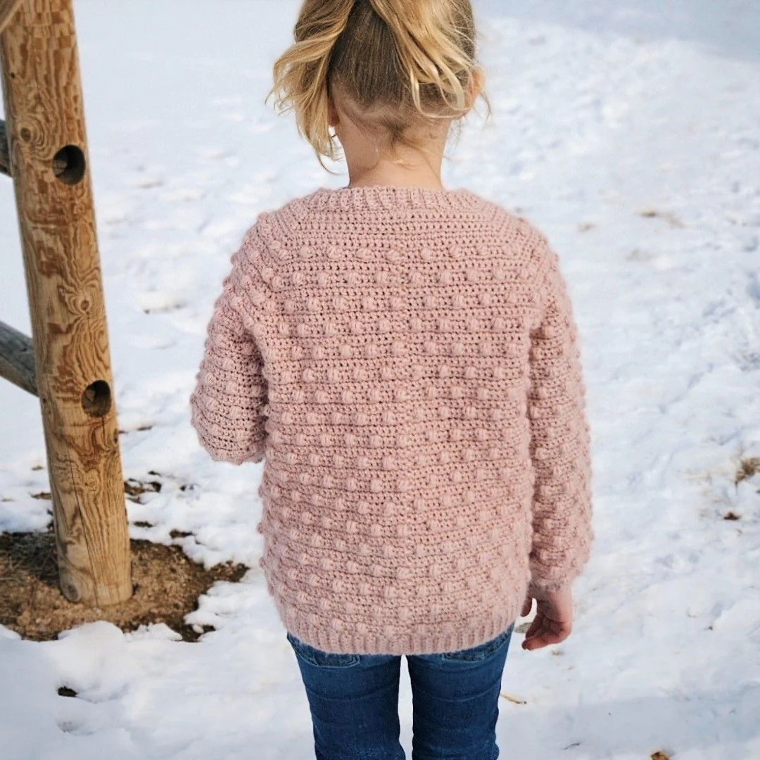 Snuggled in Bobbles - Children’s Sweater - Image 7